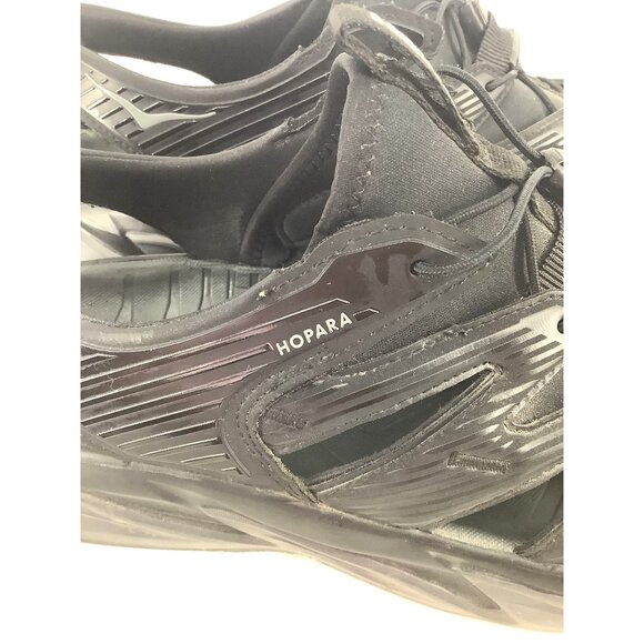 Hoka One One Hopara Mens Trail Sandals Size 13 Black ***READ*** - Picture 3 of 9
